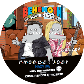 Phoebe & Joey - Hazy Hop Buddies #19 tap badge