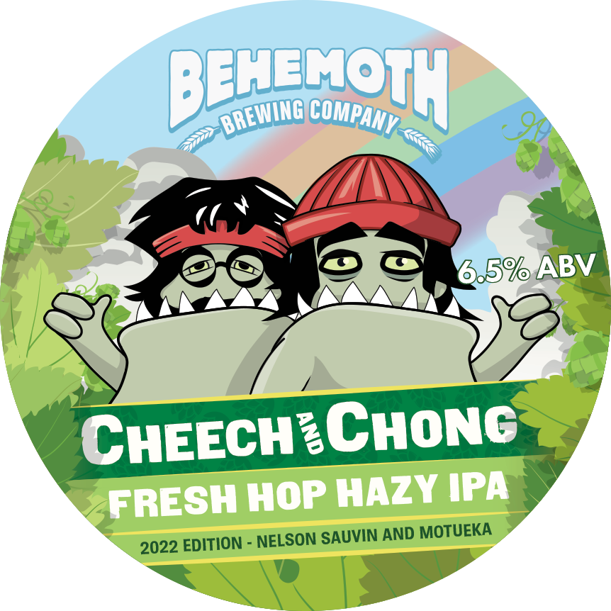 Cheech And Chong tap badge