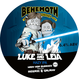 Luke & Leia - Hazy Hop Buddies #21 tap badge