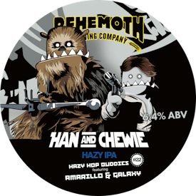 Han & Chewie - Hazy Hop Buddies #22 tap badge