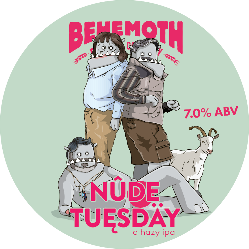 Nude Tuesday tap badge