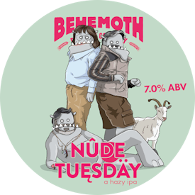 Nude Tuesday tap badge
