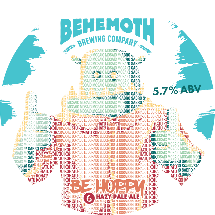 Be Hoppy No. 6 tap badge