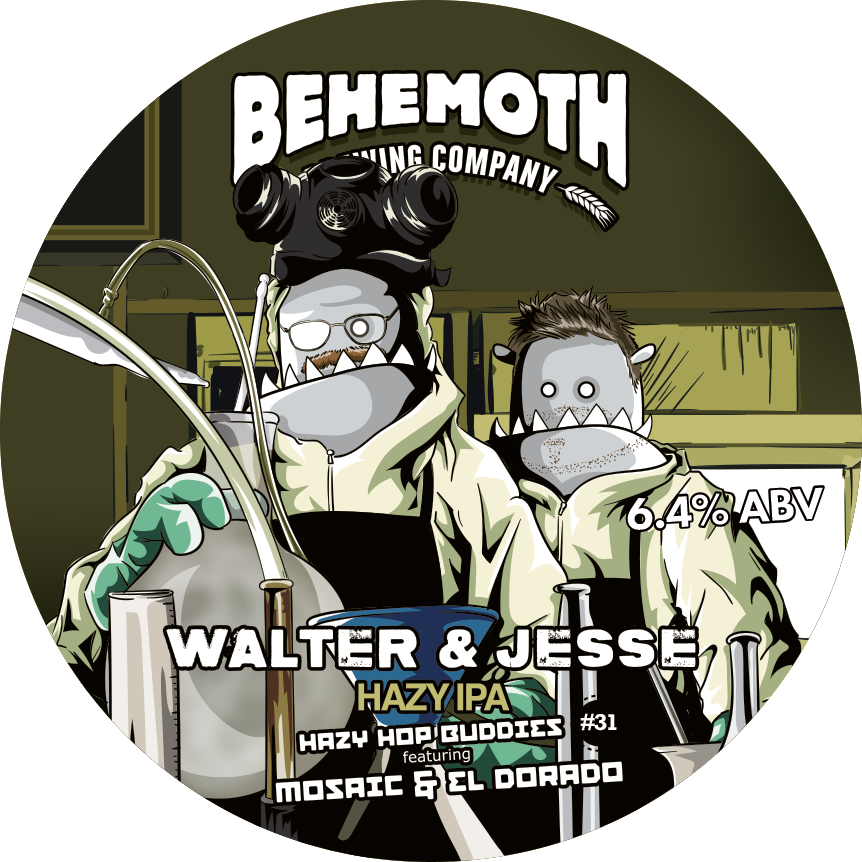 Walter & Jesse - Hazy Hop Buddies #31 tap badge