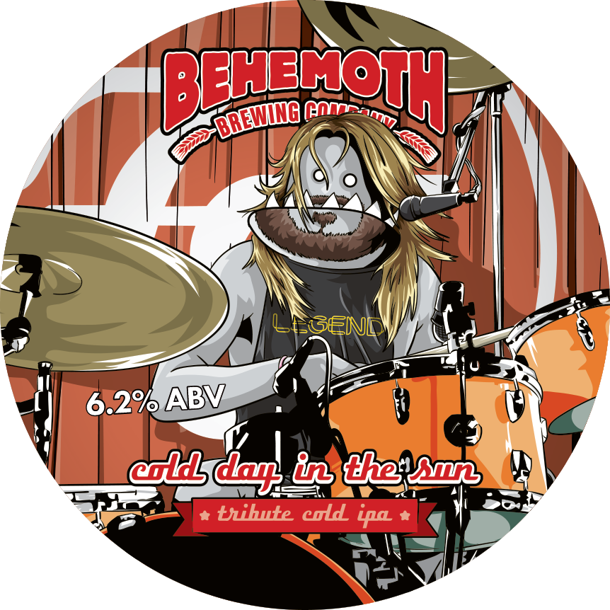 Cold Day in the Sun Tribute Cold IPA tap badge