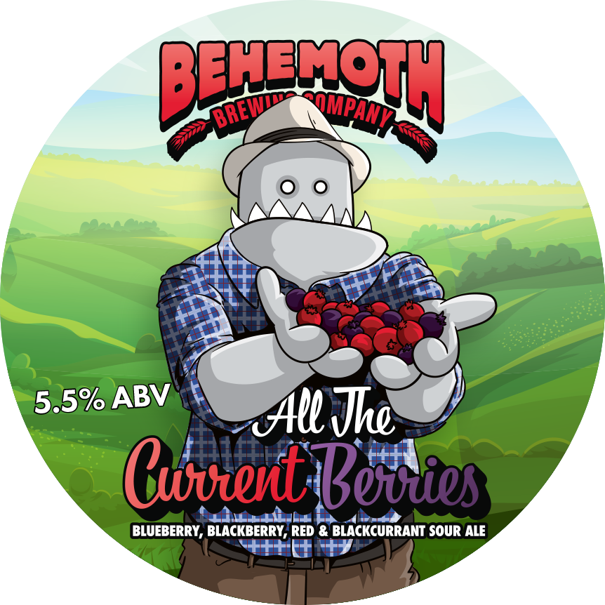 All The Current Berries - Blueberry, Blackberry, Red & Blackcurrent Sour Ale tap badge