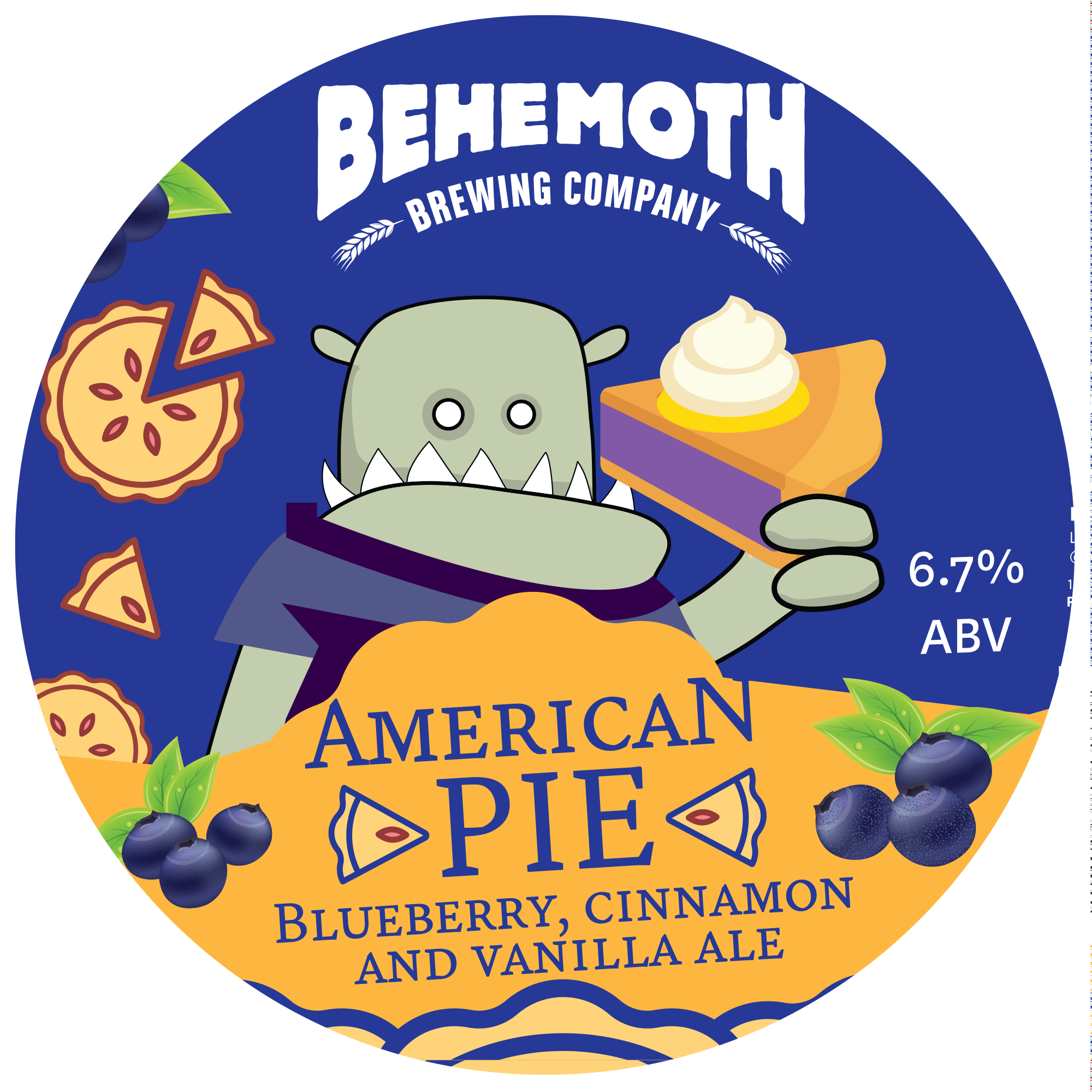 American Pie tap badge