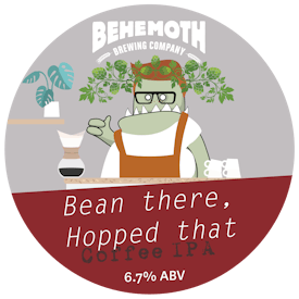 Bean There Hopped tap badge