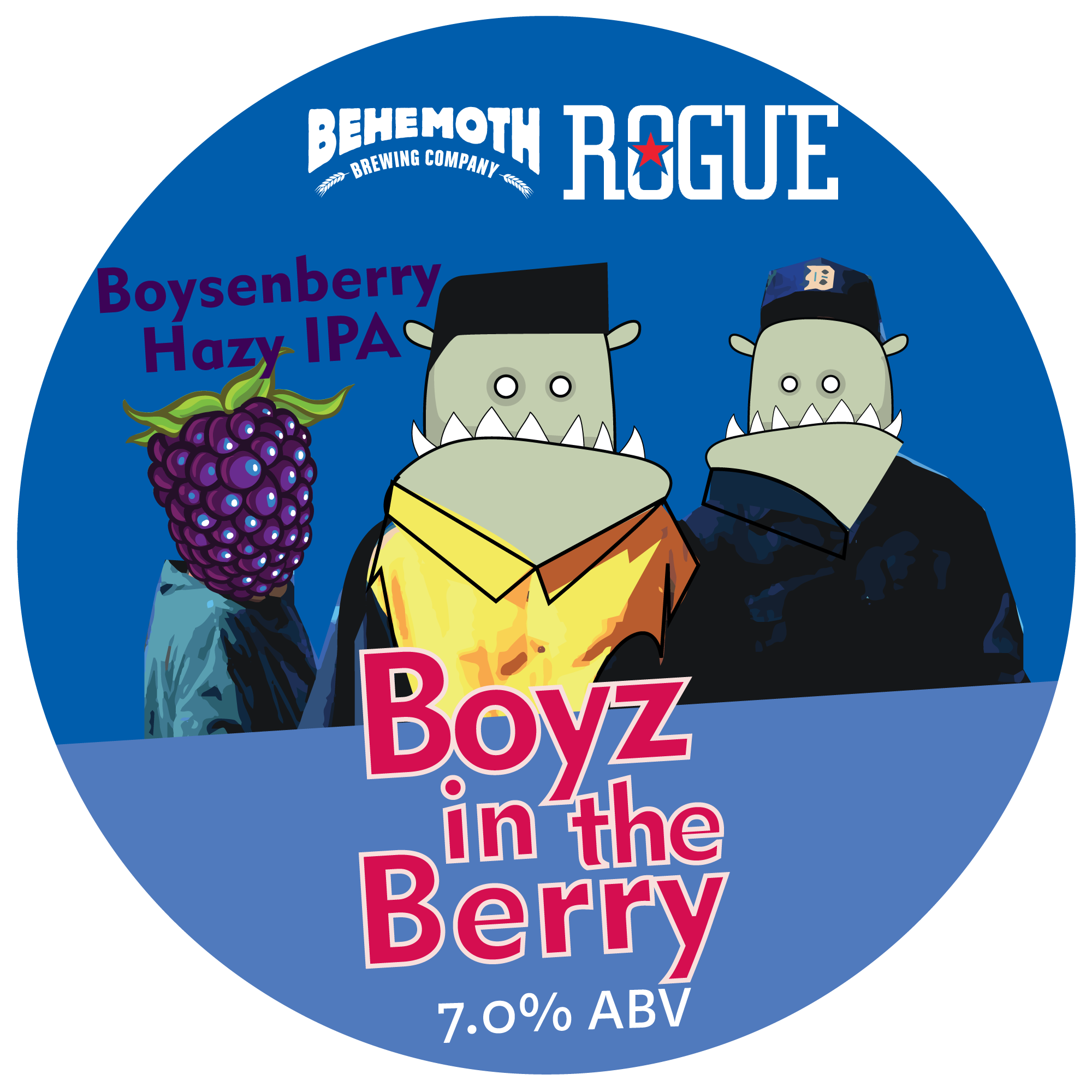 Boyz in the Berry tap badge