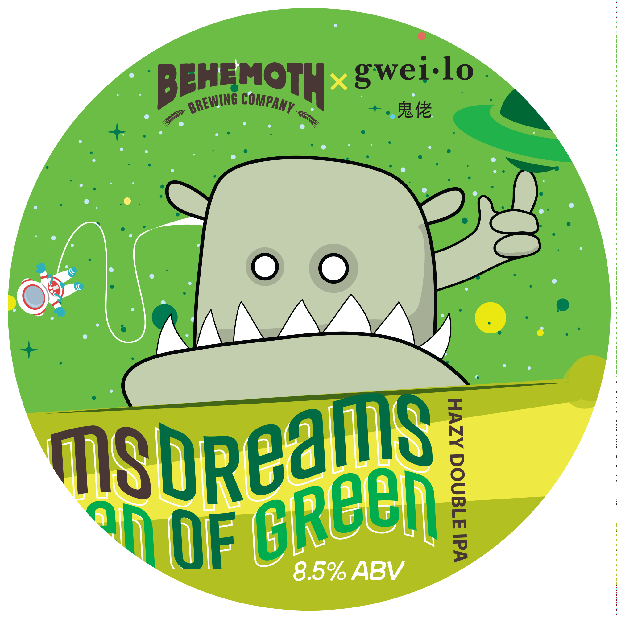Dreams of Green tap badge