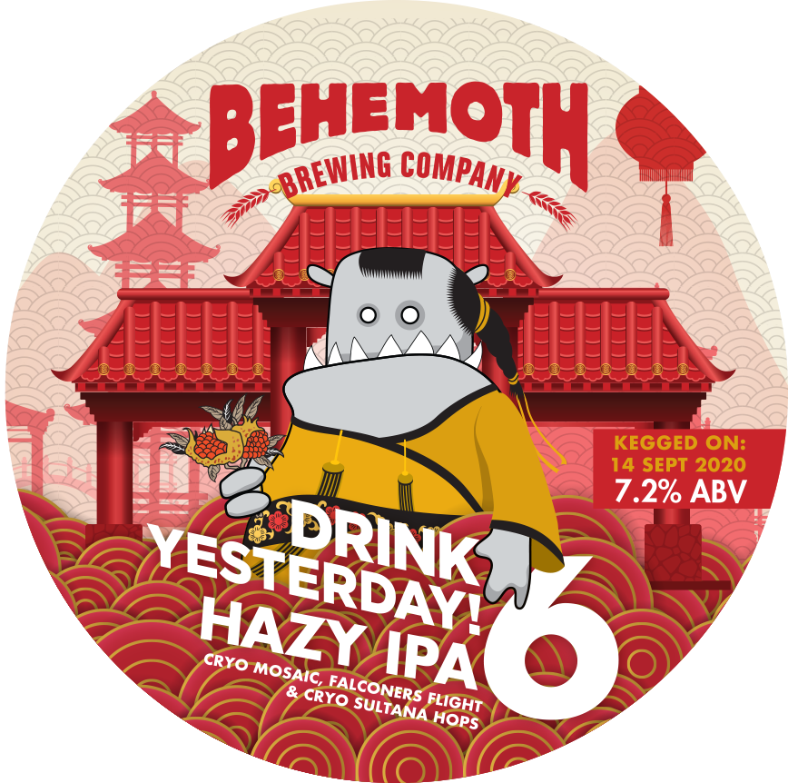 Drink Yesterday #6 tap badge