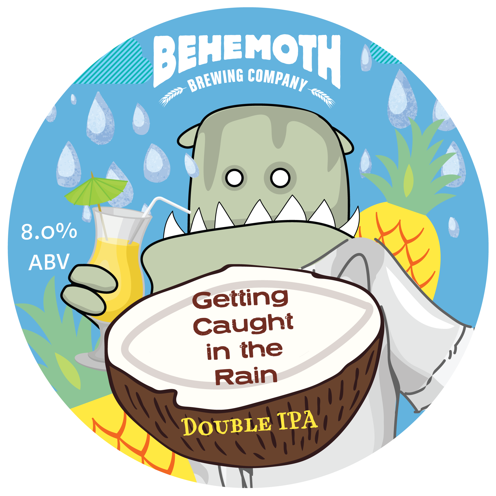 Getting Caught In The Rain tap badge