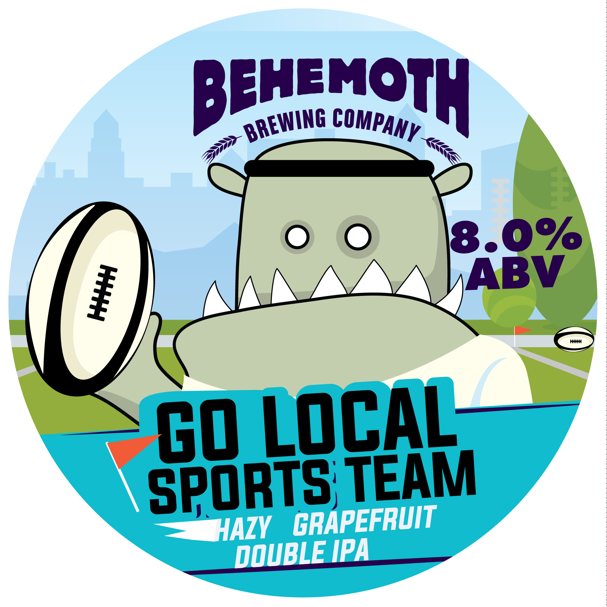 Go Local Sports Team tap badge