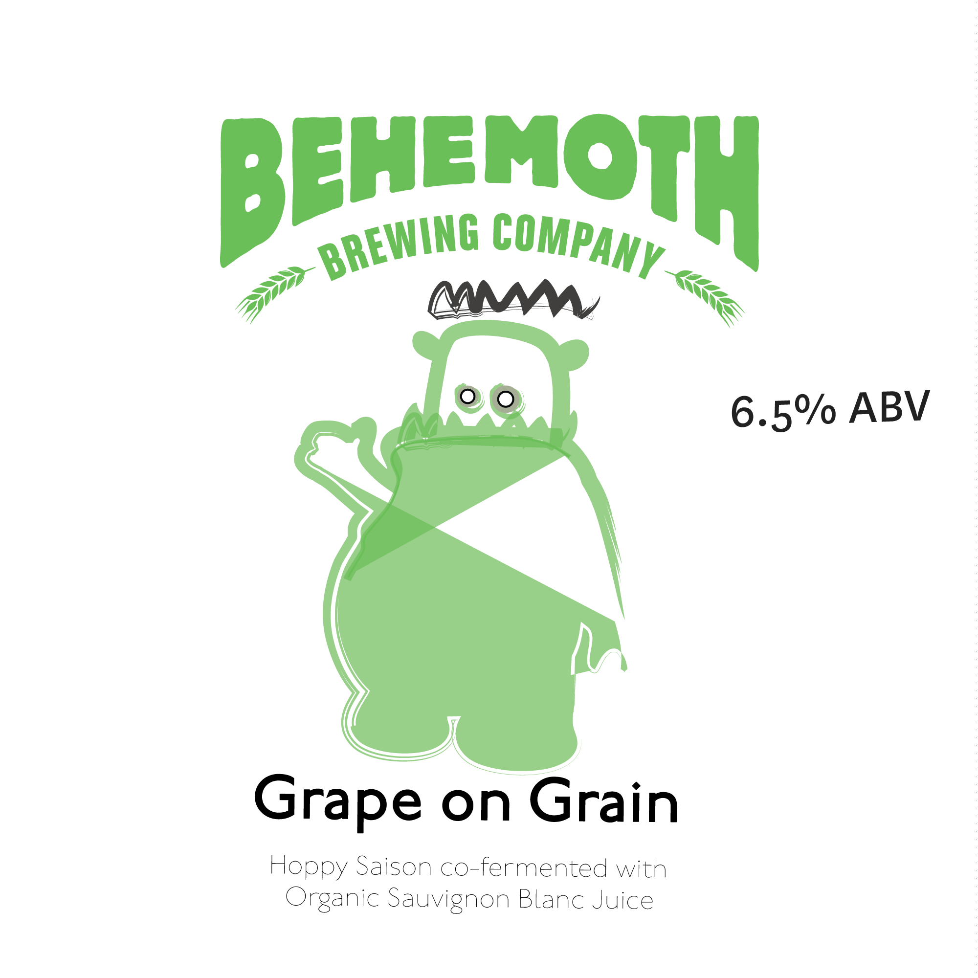 Grape on Grain tap badge