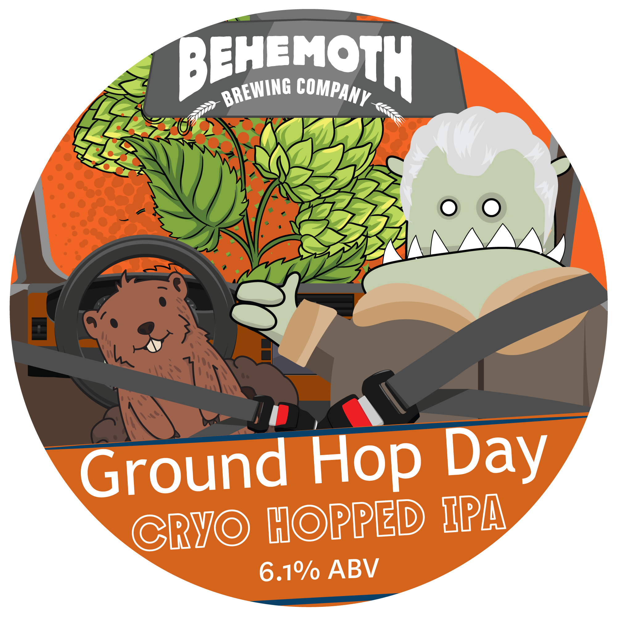 Ground Hop Day tap badge