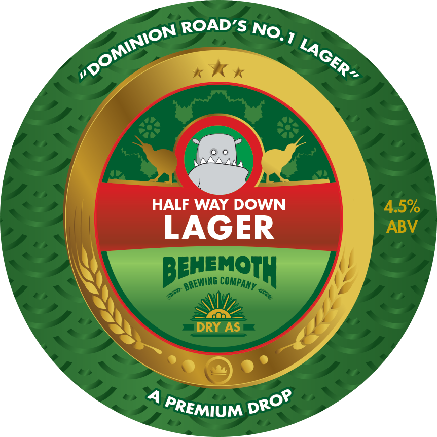 Half Way Down tap badge