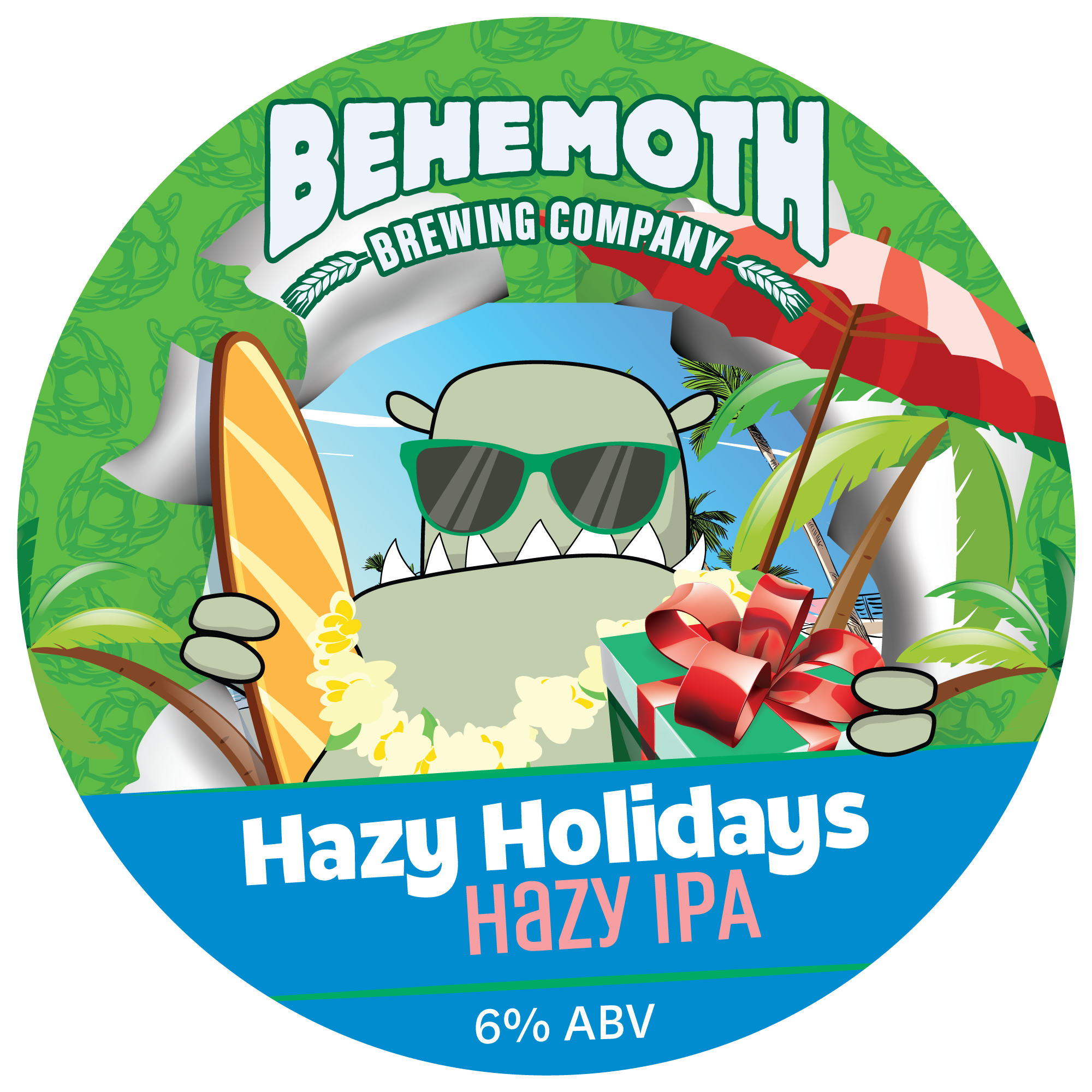Hazy Holidays tap badge