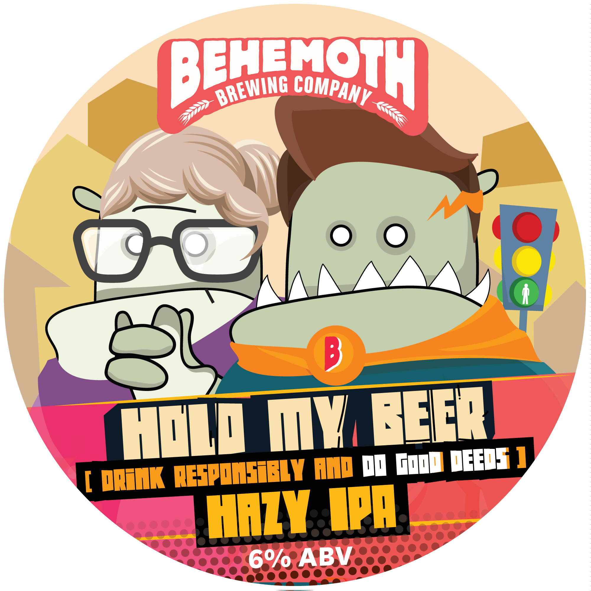 Hold My Beer tap badge