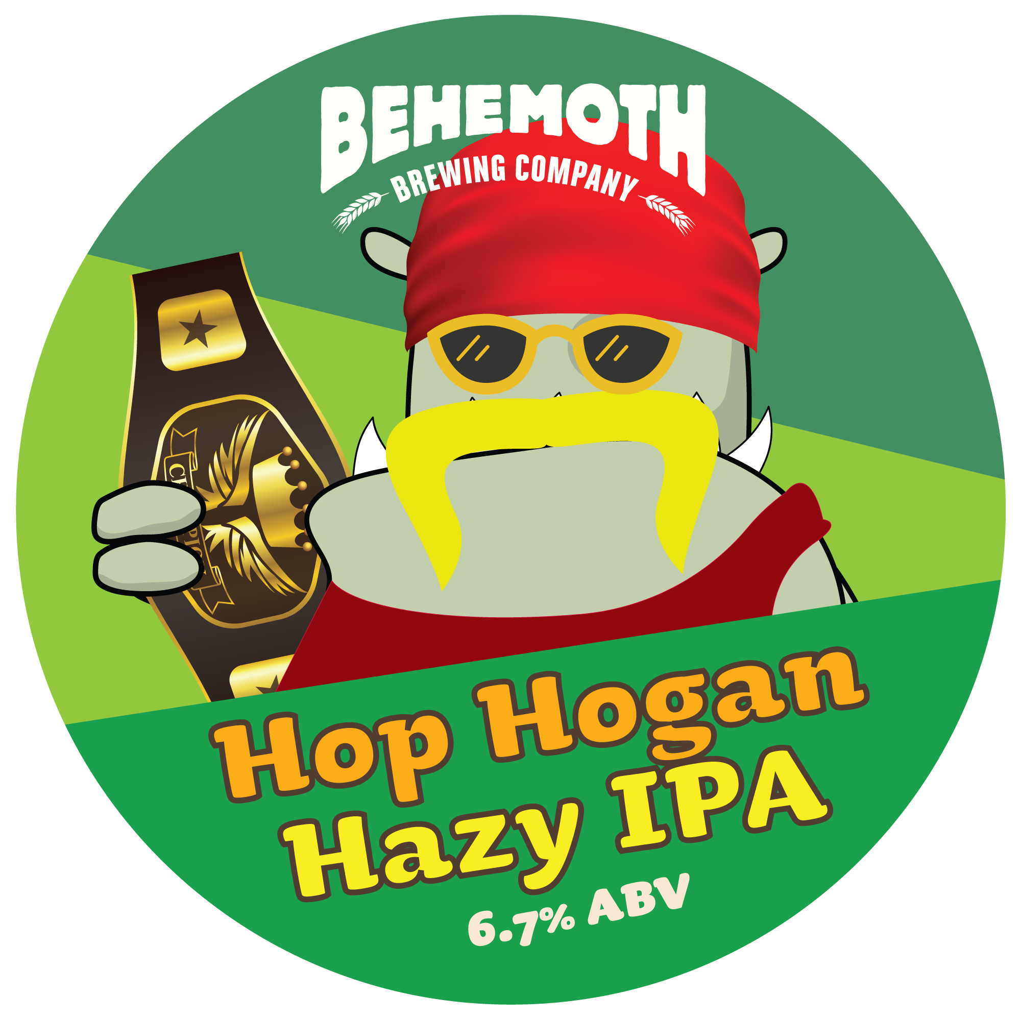 Hop Hogan tap badge