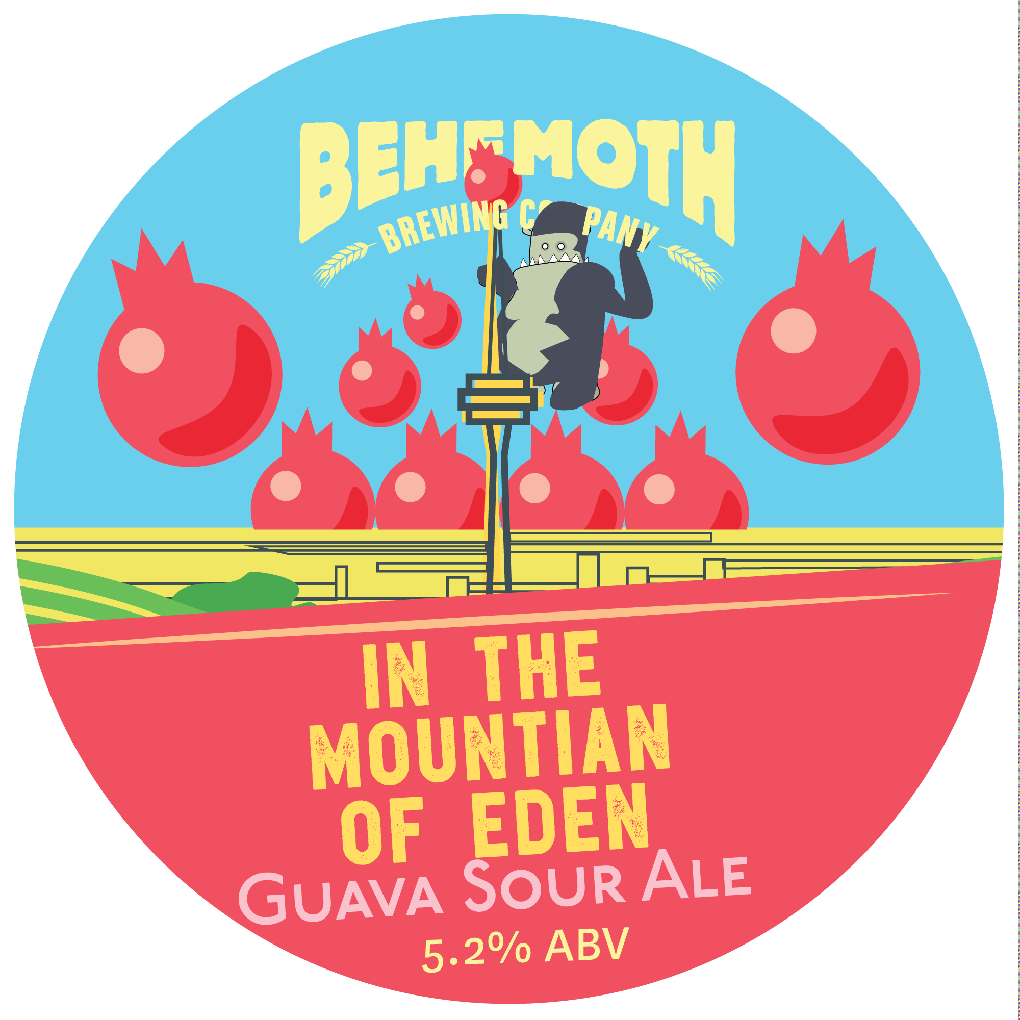 In the Mountain of Eden tap badge