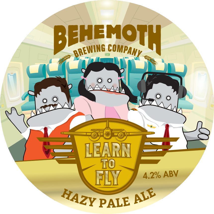 Learn to Fly Hazy Pale Ale tap badge