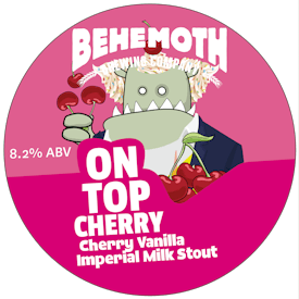 On Top Cherry tap badge
