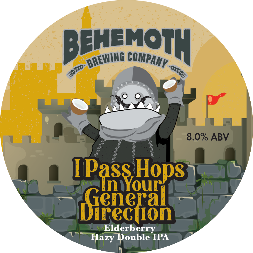 I Pass Hops In Your General Direction tap badge