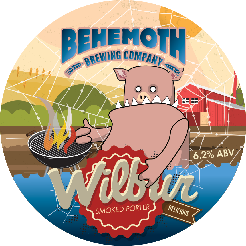Wilbur - Smoked Porter tap badge