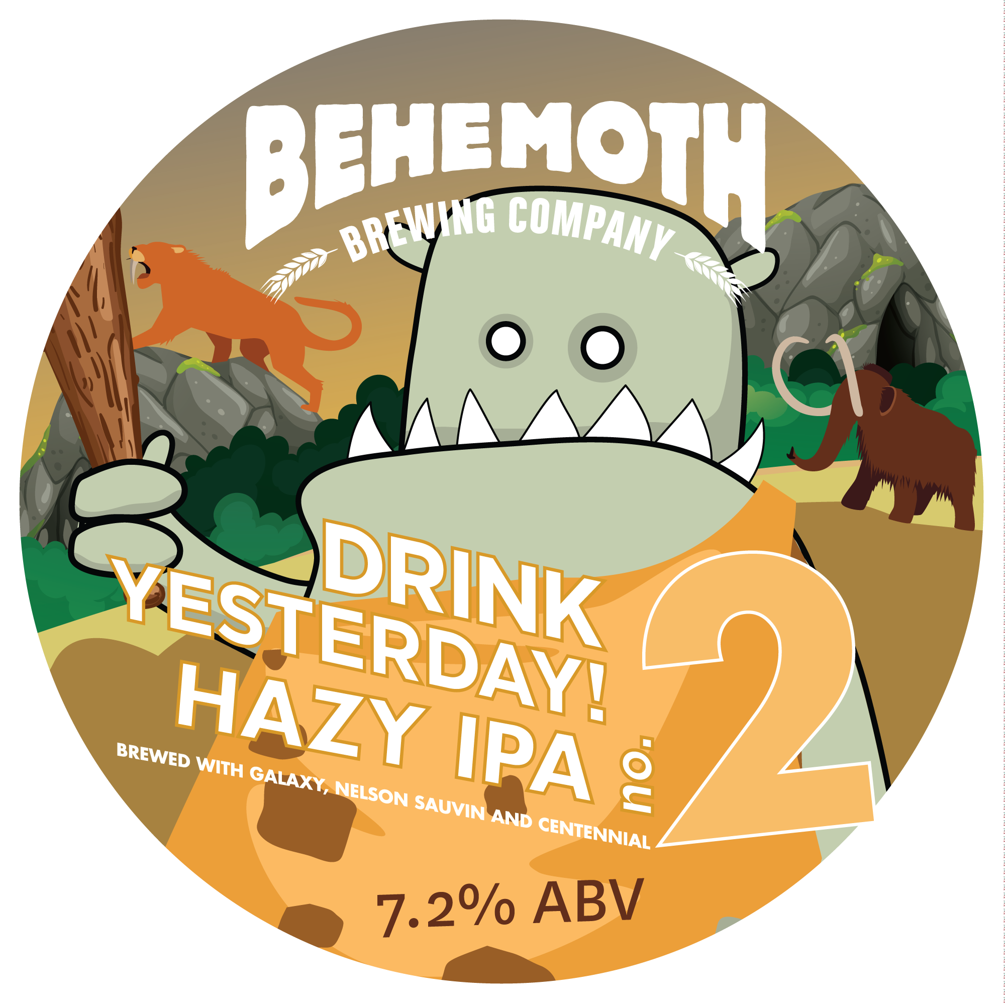 Drink Yesterday No 2 tap badge