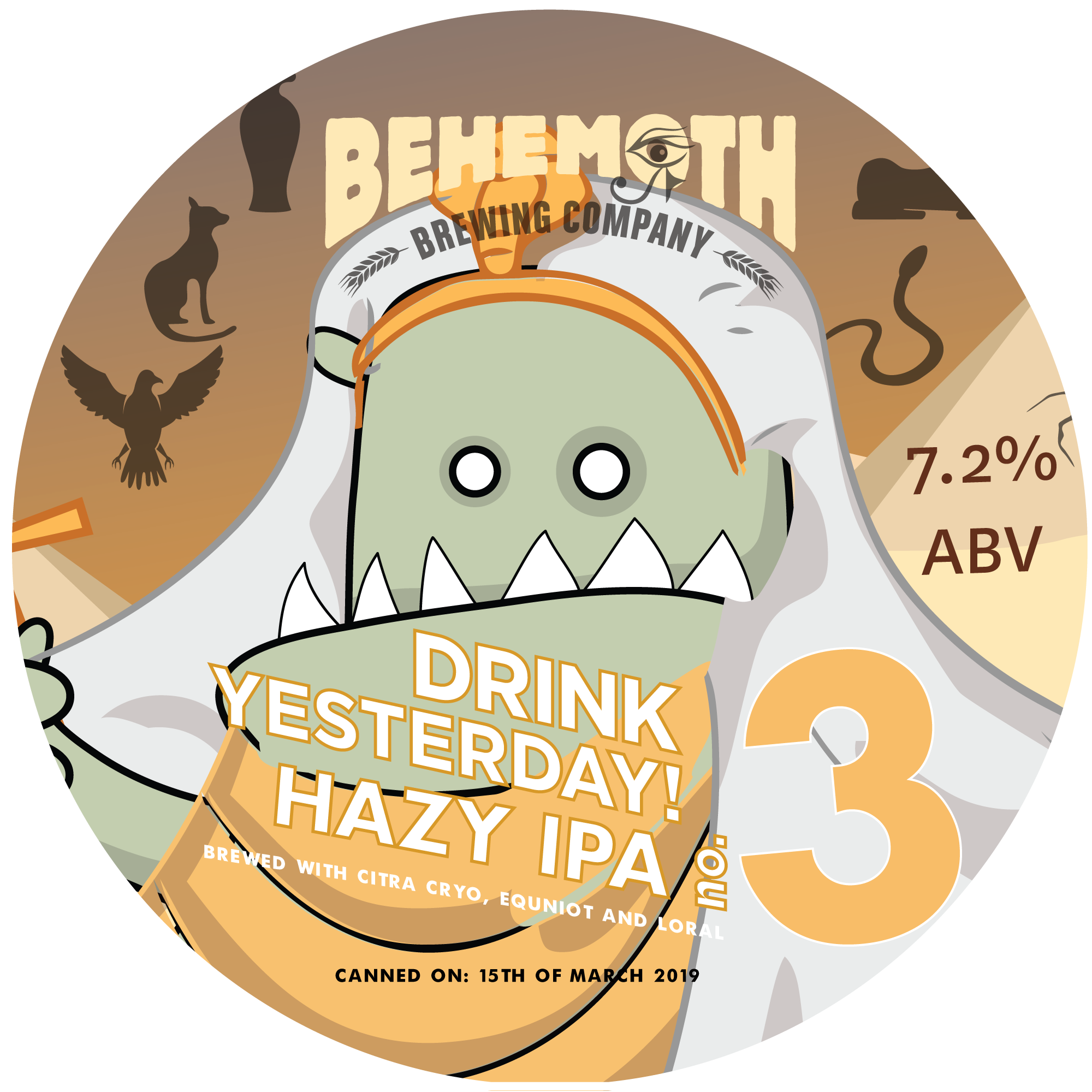 Drink Yesterday 3 tap badge