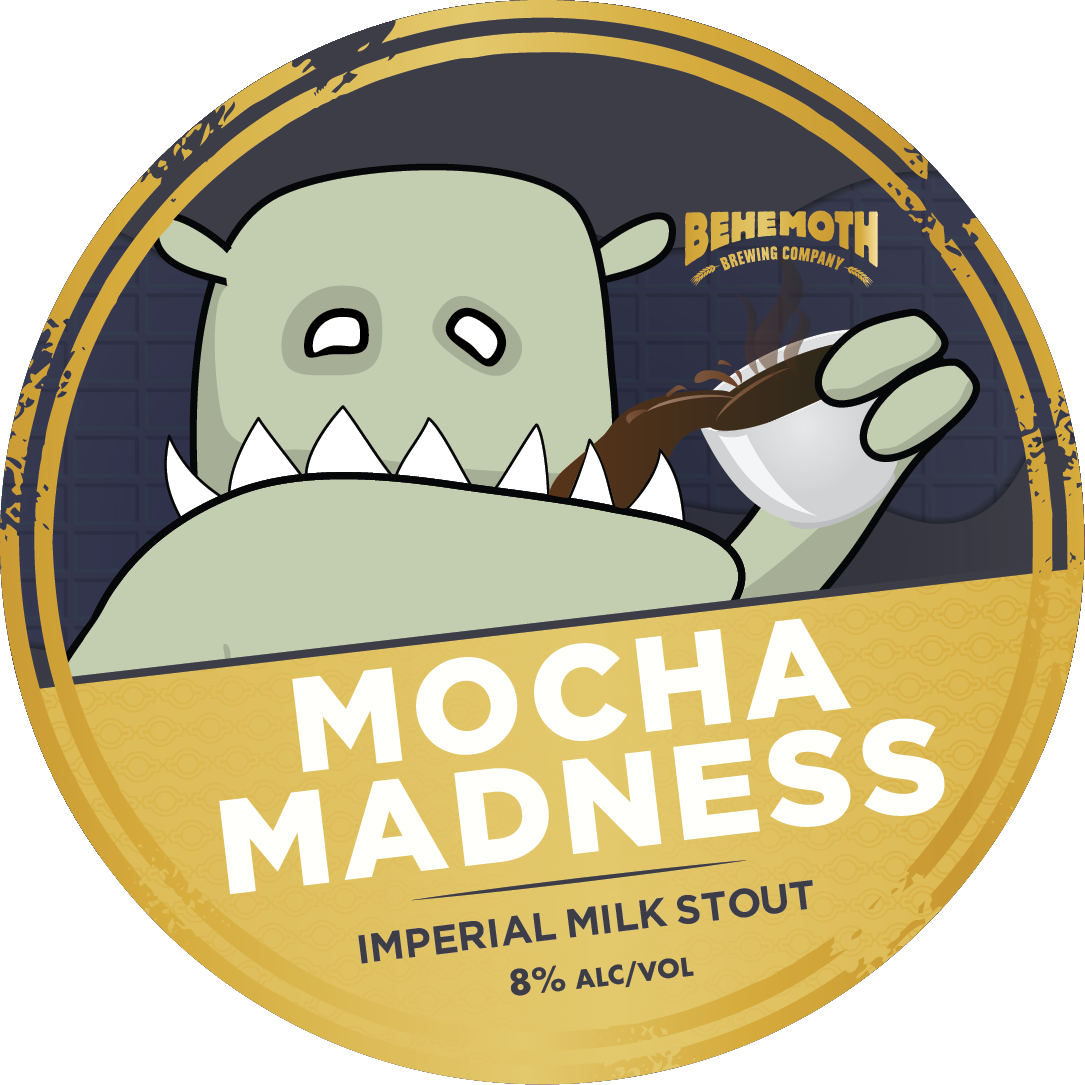 Mocha Madness tap badge