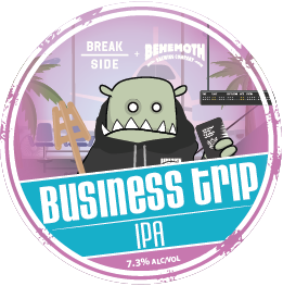 Business Trip IPA tap badge