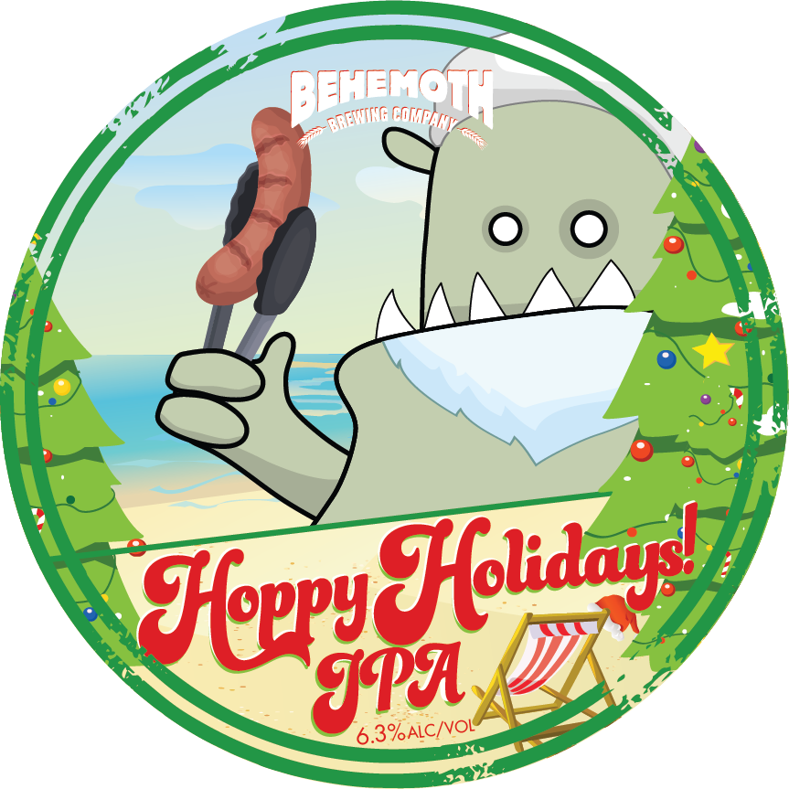 Hoppy Holidays tap badge