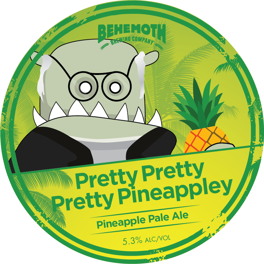 Pretty Pretty Pretty Pineapply tap badge