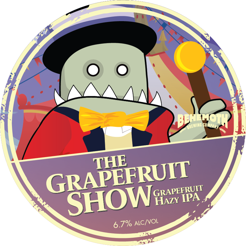 The Grapefruit Show tap badge