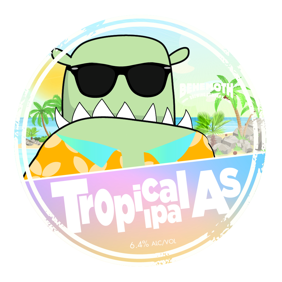 Tropical As tap badge