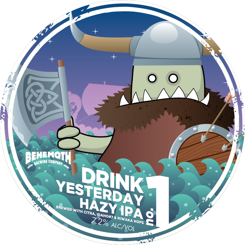 Drink Yesterday tap badge