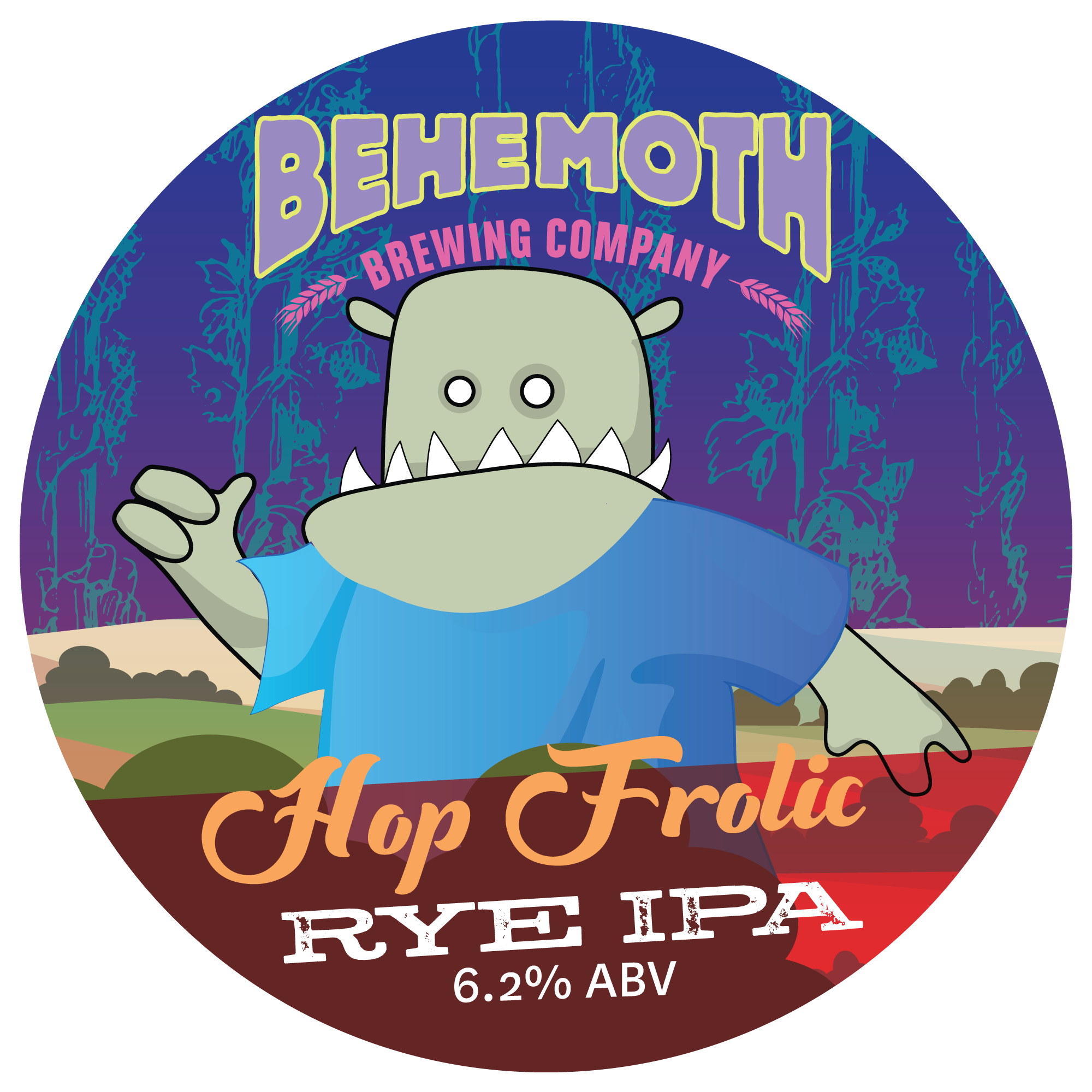 Hop Frolic tap badge