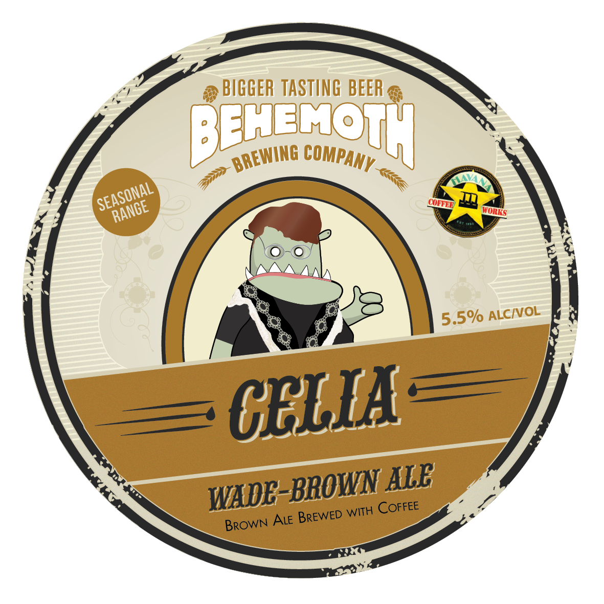 Celia Wade tap badge