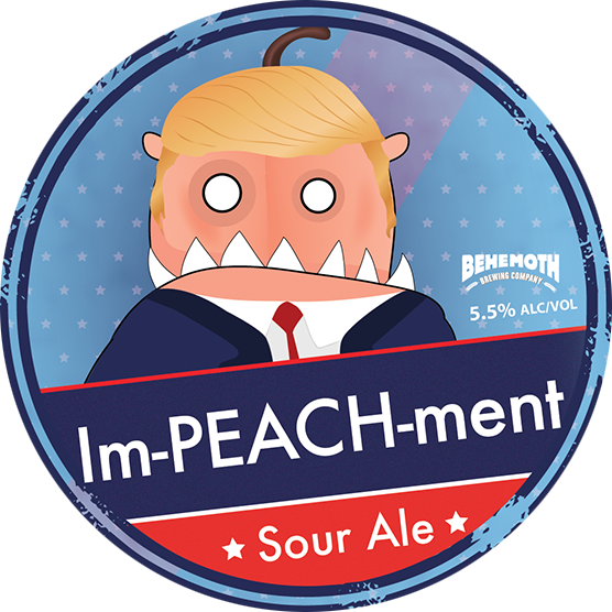 ImPEACHment Sour Ale tap badge